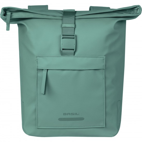Basil Brooklyn Double Pannier Bag 41L silvergreen