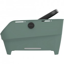 Basil Cento Neo Rear Bicycle Basket silvergreen