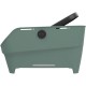 Basil Cento Neo Rear Bicycle Basket silvergreen Basil Cento Neo Rear Bicycle Basket silvergreen