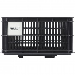 Basil Bicycle Crate MIK Small 17.5L recycled synthetic black Basil Bicycle Crate MIK Small 17.5L recycled synthetic black