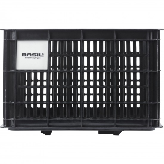 Basil Bicycle Crate MIK Medium 29.5L recycled synthetic black Basil Bicycle Crate MIK Medium 29.5L recycled synthetic black