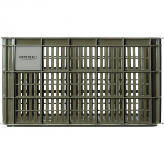 Basil Bicycle Crate Large 40 litre green Basil Bicycle Crate Large 40 litre green