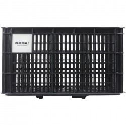 Basil Bicycle Crate MIK Large 40L Recycled synthetic black Basil Bicycle Crate MIK Large 40L Recycled synthetic black