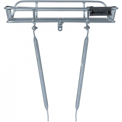 Basil Portland front carrier aluminium natural Basil Portland front carrier aluminium natural