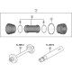 Shimano MTB press fit 41 mm bottom bracket with inner cover, for 92 or 89.5 mm Shimano MTB press fit 41 mm bottom bracket with inner cover, for 92 or 89.5 mm