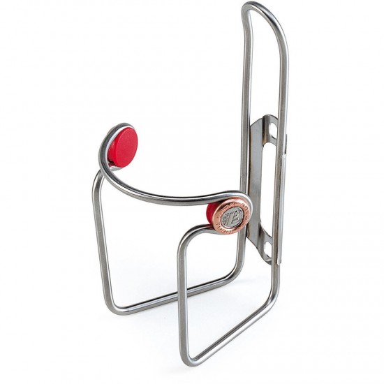 Elite Ciussi Inox bottle cage - tubular stainless steel Elite Ciussi Inox bottle cage - tubular stainless steel