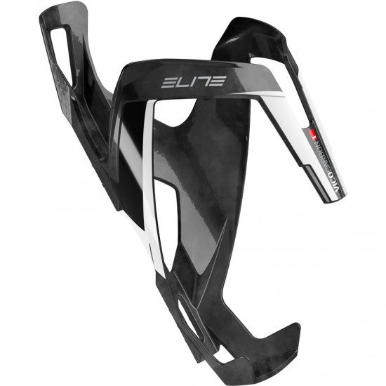 Elite Vico carbon bottle cage matt black / red Elite Vico carbon bottle cage matt black / red