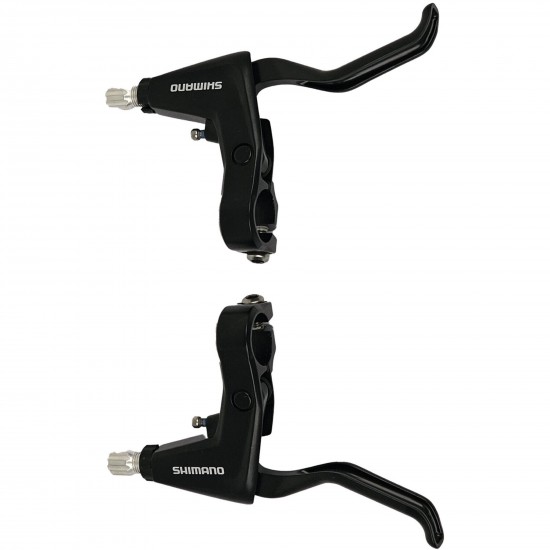Shimano BL-T4000 Alivio 2-finger brake levers for V-brakes - black with cables Shimano BL-T4000 Alivio 2-finger brake levers for V-brakes - black with cables