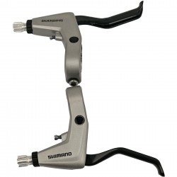 Shimano BL-T4000 Alivio 2-finger brake levers for V-brakes - silver Shimano BL-T4000 Alivio 2-finger brake levers for V-brakes - silver