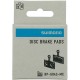 Shimano G04S-RX disc pads and spring, metal sintered pad, steel back