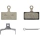 Shimano G05S-RX disc pads and spring, resin pad, steel back
