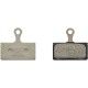 Shimano G05S-RX disc pads and spring, resin pad, steel back