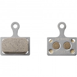 Shimano K04Ti-MX disc pads and spring, metal sintered, titanium back Shimano K04Ti-MX disc pads and spring, metal sintered, titanium back