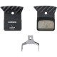 Shimano L05A-RF disc pads and spring, resin pad, alloy back, cooling fins
