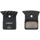 Shimano L05A-RF disc pads and spring, resin pad, alloy back, cooling fins