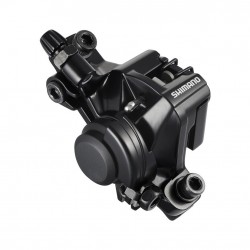Shimano BR-M375 disc brake calliper, without adapter for front or rear, black