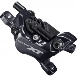 Shimano BR-M8120 XT 4-piston calliper, post mount, without adapters, front or rear
