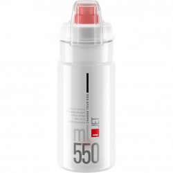 Elite Jet MTB, clear with red logo 550 ml Elite Jet MTB, clear with red logo 550 ml