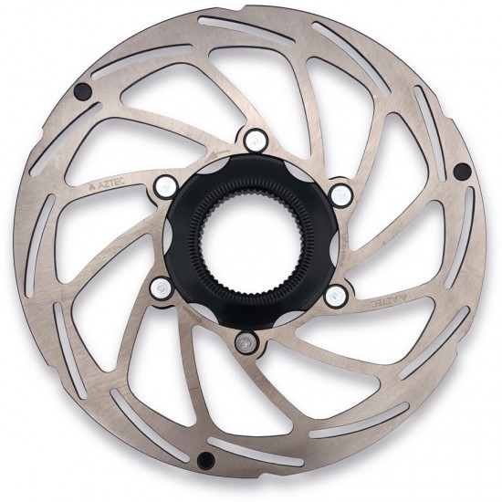 Aztec Stainless Steel Fixed Centre-Lock Disc Rotor - 140 mm