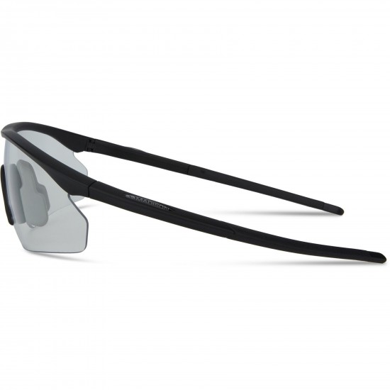 Madison Shields Matt Black Sunglasses - Clear Lens Madison Shields Matt Black Sunglasses - Clear Lens