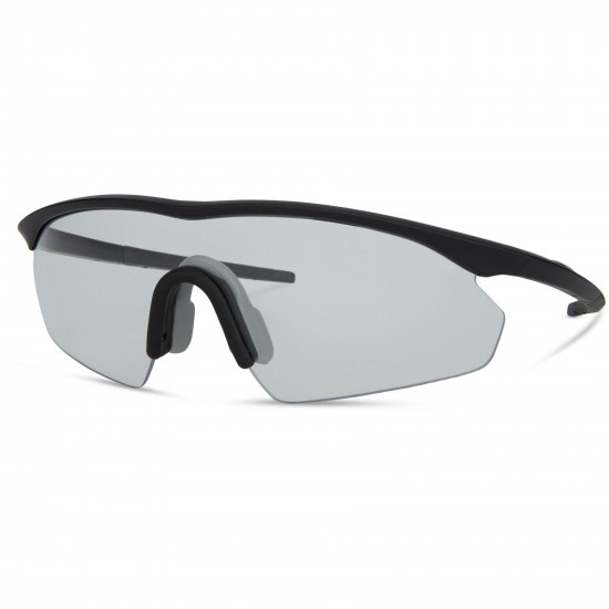 Madison Shields Matt Black Sunglasses - Clear Lens Madison Shields Matt Black Sunglasses - Clear Lens