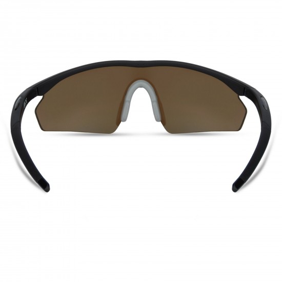 Madison D'Arcs Matt Black Sunglasses 3 Lens pack - Dark / Amber / Clear
