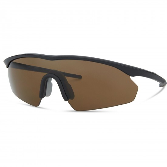 Madison D'Arcs Matt Black Sunglasses 3 Lens pack - Dark / Amber / Clear