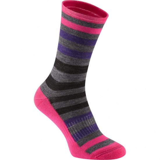 Madison Isoler Merino 3-Season Sock, pink pop - x-large, EU46-48 Madison Isoler Merino 3-Season Sock, pink pop - x-large, EU46-48