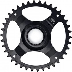 Shimano CR-ET600 9/10/11 spd single chainring 38T w/o chain guard, chain line 50mm, blk