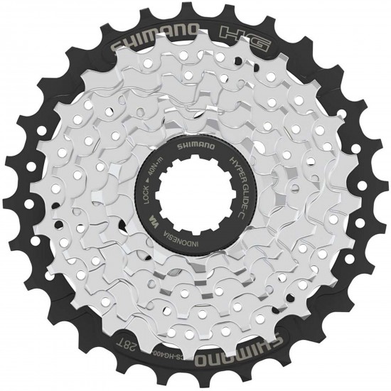 Shimano CS-HG400 7-speed cassette, 11 - 28T - HG spline M