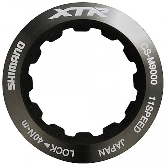 Shimano CS-M9000 lock-ring and spacer Shimano CS-M9000 lock-ring and spacer