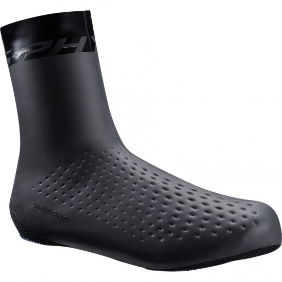Shimano Men's S-PHYRE Insulated Shoe Cover, Black, Size S (37-40)