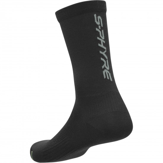 Shimano Unisex, S-PHYRE Merino Socks, Black, Size S (36-40) Shimano Unisex, S-PHYRE Merino Socks, Black, Size S (36-40)