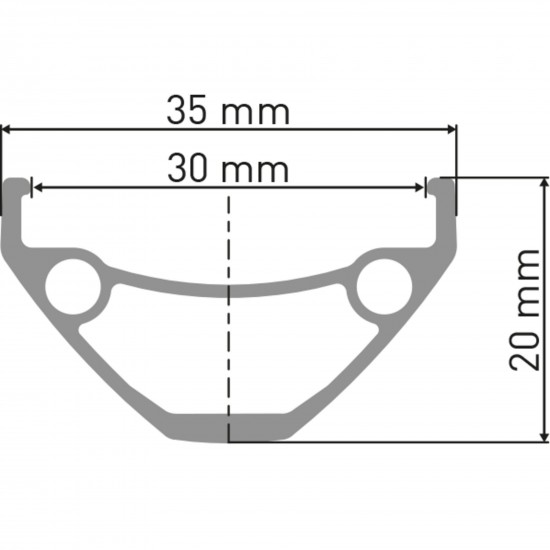 DT Swiss D 1900 wheel, 30 mm rim, 20 x 110 mm axle, 26 inch front DT Swiss D 1900 wheel, 30 mm rim, 20 x 110 mm axle, 26 inch front