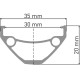 DT Swiss D 1900 wheel, 30 mm rim, 20 x 110 mm axle, 26 inch front DT Swiss D 1900 wheel, 30 mm rim, 20 x 110 mm axle, 26 inch front
