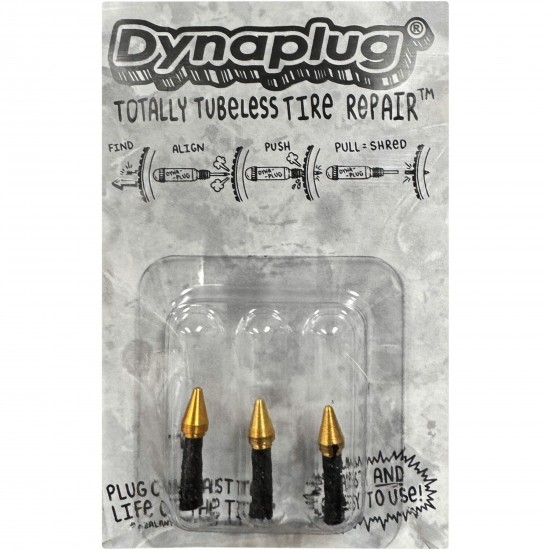 Dynaplug Soft Nose Tip plugs for bicycle, 3 plugs