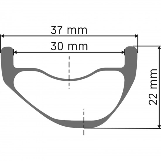 DT Swiss EXC 1500, 30 mm rim, 15 mm BOOST axle, 29 inch front