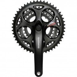 Shimano FC-A073 square taper triple chainset 7-/8-speed, 50 / 39 / 30T 165 mm w/o c/grd