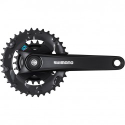 Shimano FC-M315 chainset 36/22, 7/8-speed, black, 170 mm, without chainguard