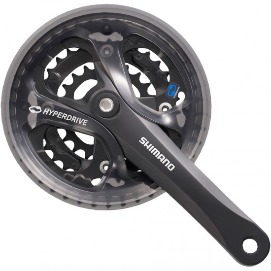 Shimano FC-M361 chainset, square taper - 42 / 32 / 22T - 175 mm black Shimano FC-M361 chainset, square taper - 42 / 32 / 22T - 175 mm black
