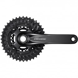 Shimano FC-M6000 Deore 10-speed chainset, 40/30/22T, 50 mm chain line, 170 mm