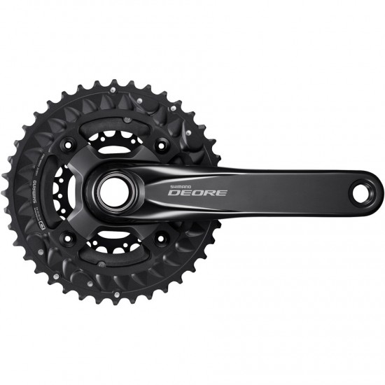 Shimano FC-M6000 Deore 10-speed chainset, 40/30/22T, 50 mm chain line, 170 mm Shimano FC-M6000 Deore 10-speed chainset, 40/30/22T, 50 mm chain line, 170 mm