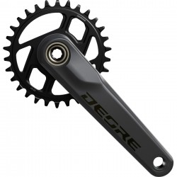 Shimano FC-M6200 Deore chainset, 12-speed, 170 mm, 55 mm chainline, 30T