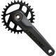 Shimano FC-M6200 Deore chainset, 12-speed, 165 mm, 55 mm chainline, 30T Shimano FC-M6200 Deore chainset, 12-speed, 165 mm, 55 mm chainline, 30T