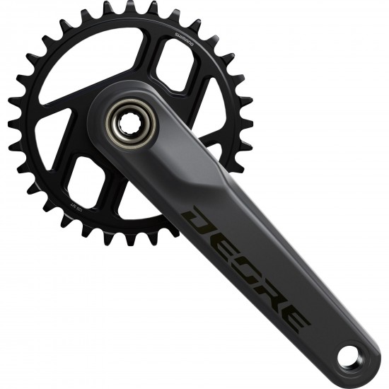 Shimano FC-M6200 Deore chainset, 12-speed, 165 mm, 55 mm chainline, 32T Shimano FC-M6200 Deore chainset, 12-speed, 165 mm, 55 mm chainline, 32T