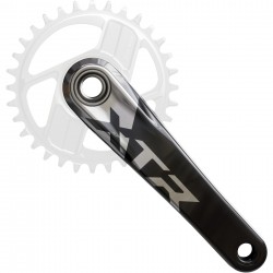 Shimano FC-M9220 XTR crank set without ring, 55mm chain line, 12-speed, 165mm Shimano FC-M9220 XTR crank set without ring, 55mm chain line, 12-speed, 165mm