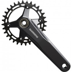 Shimano FC-MT520 Deore chainset, 12-speed, 165 mm, 55 mm chainline, 32T