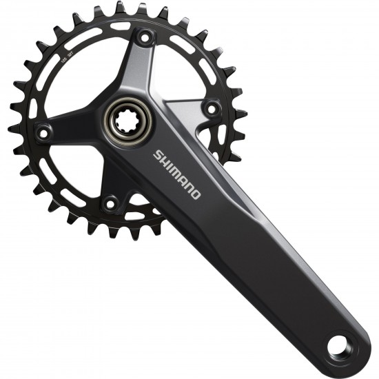 Shimano FC-MT520 Deore chainset, 12-speed, 165 mm, 55 mm chainline, 32T Shimano FC-MT520 Deore chainset, 12-speed, 165 mm, 55 mm chainline, 32T