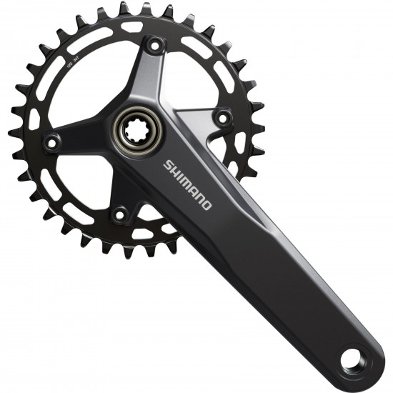 Shimano FC-MT520 Deore chainset, 12-speed, 165 mm, 55 mm chainline, 34T Shimano FC-MT520 Deore chainset, 12-speed, 165 mm, 55 mm chainline, 34T