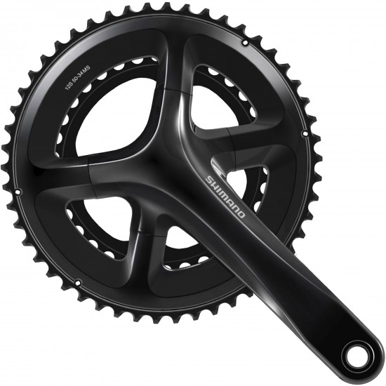 Shimano FC-RS520 double 12-speed chainset, 165 mm 50 / 34T, black Shimano FC-RS520 double 12-speed chainset, 165 mm 50 / 34T, black